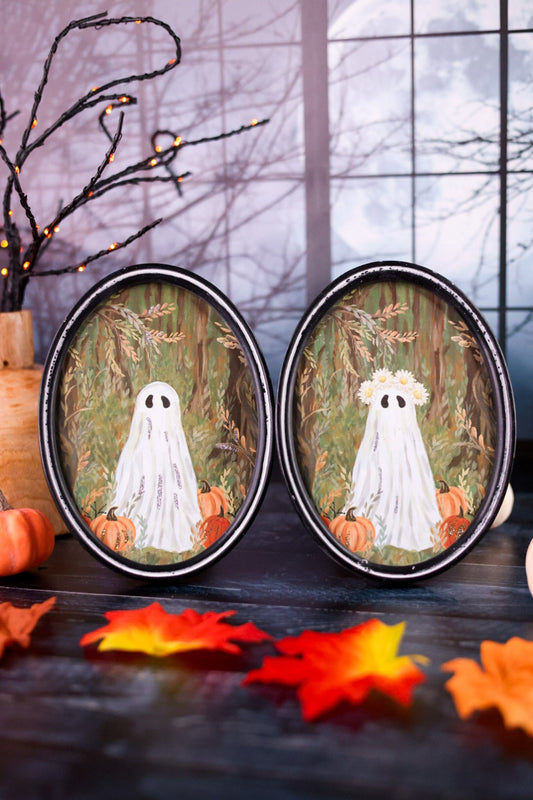 8" Haunted Forest Art (2 Styles) - Whiskey Skies - RAZ IMPORTS