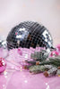 8" Silver Disco Ball Ornament - Whiskey Skies - RAZ IMPORTS