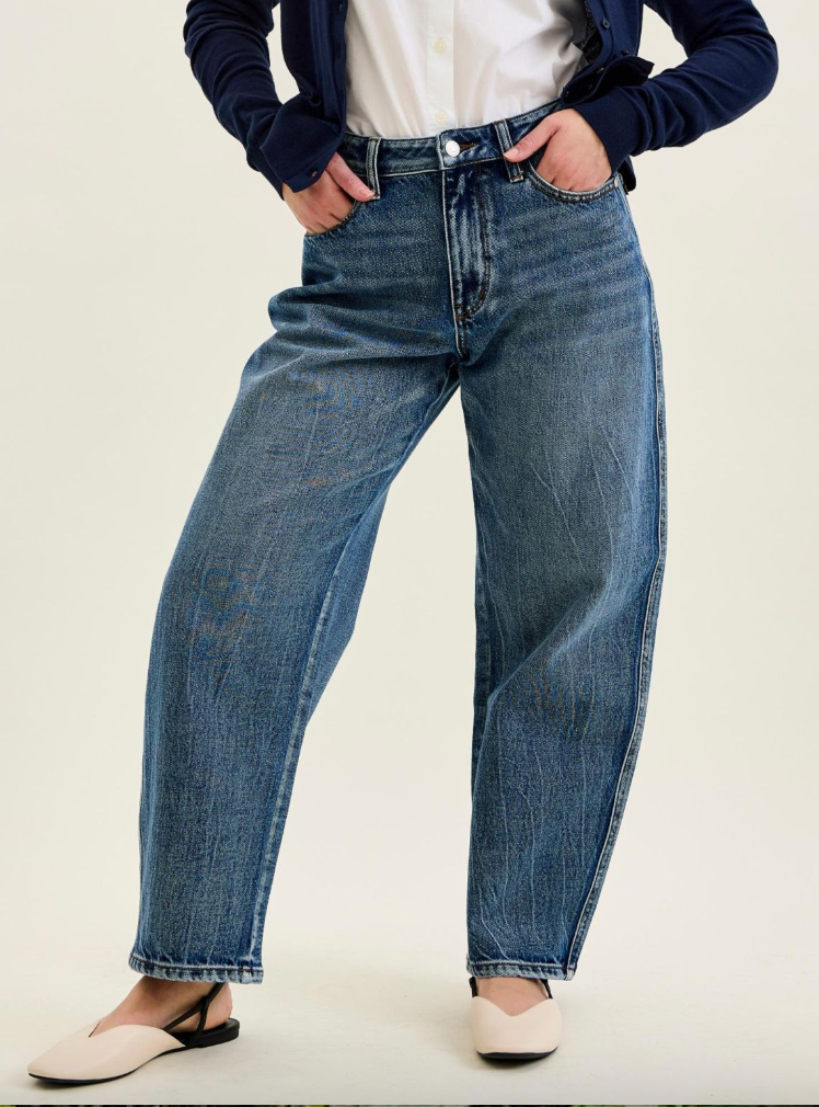 Judy Blue Petite High Waist Rigid Magic Arc Leg Jeans