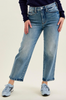 Judy Blue Petite High Waist Tummy Control Straight Leg Ankle Jeans