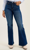 Judy Blue High Waist Tummy Control Dark Indigo Flares