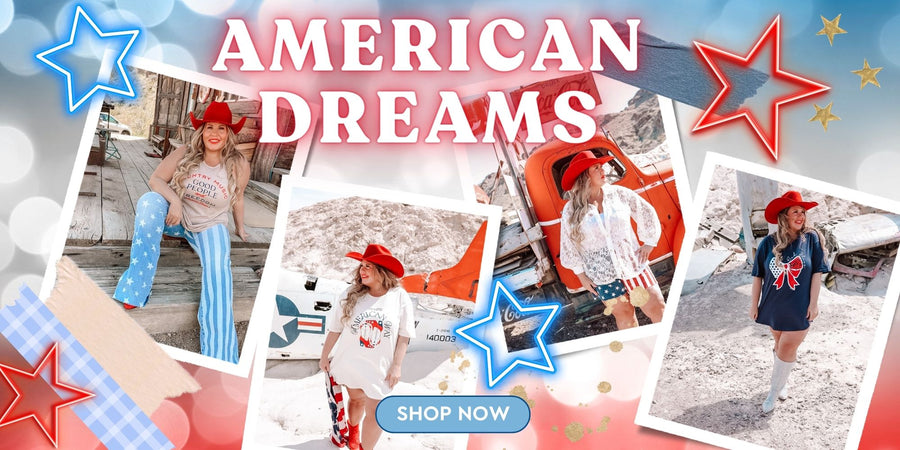 Red White and Blue American Dream Summer