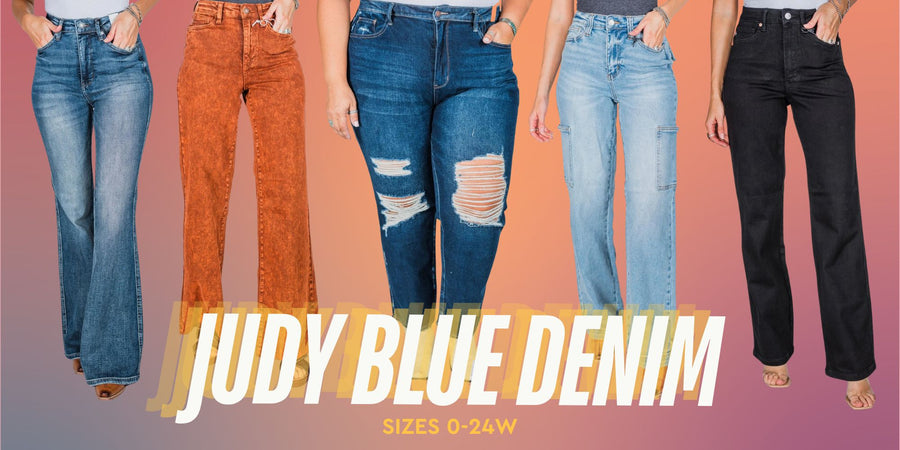 STRETCHY JUDY BLUE DENIM - REGULAR AND PLUS SIZE