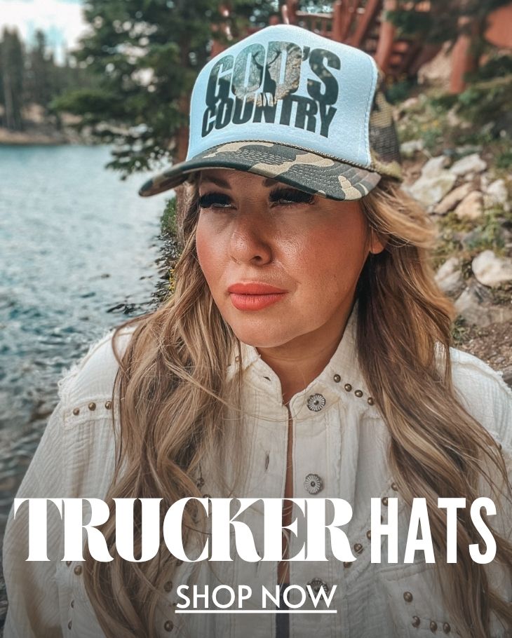 Women’s boutique trucker hats with mesh back and bold patch design – perfect for casual and outdoor style