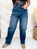 Judy Blue High Waist Arc Leg Jeans With Double Waistband