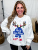 "Get Lit" Holiday Pabst Blue Ribbon Graphic Sweatshirt