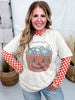 Turquoise Treats Halloween Pumpkin Graphic T-Shirt