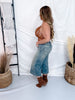 Sculpting Thong Bodysuit In Brown Lace