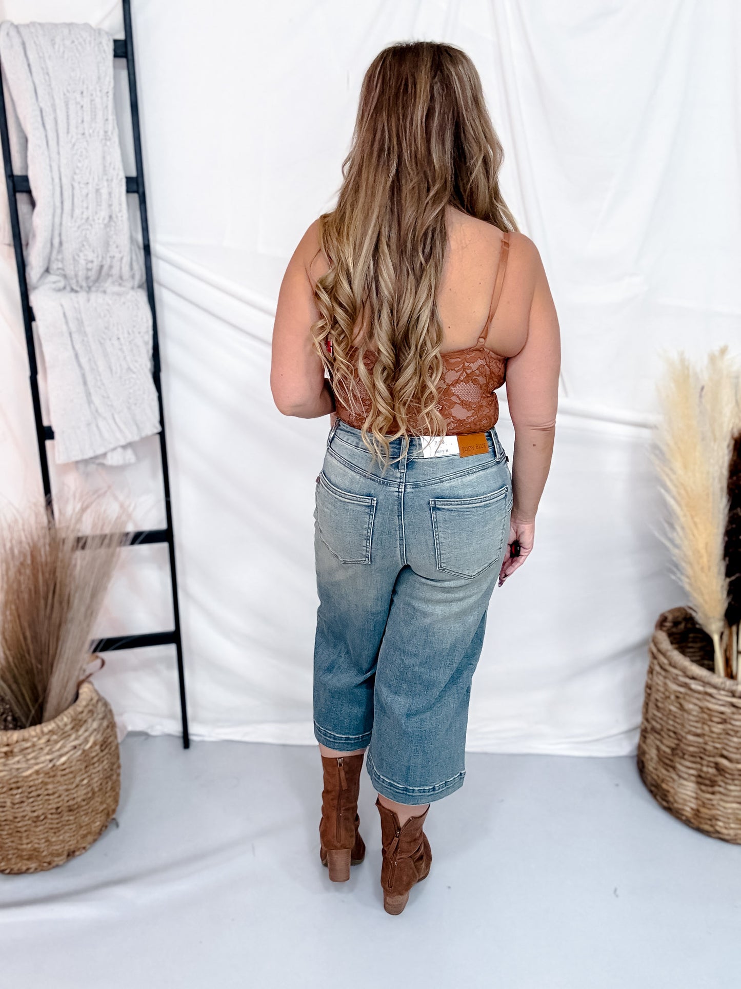 Sculpting Thong Bodysuit In Brown Lace