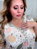 Sage Pumpkins & Daisies Print Loungewear Night Dress