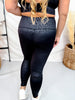 Black Leopard Print High Waist Leggings