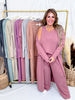 3 Piece Brushed Thermal Loungewear Set With Cardigan (8 Colors)