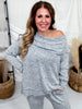 Brushed Soft Off Shoulder Top & Flare Pants Set (8 Colors)