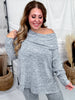 Brushed Soft Off Shoulder Top & Flare Pants Set (8 Colors)