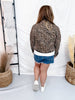 Judy Blue Leopard Print Rigid Magic Denim Trucker Jacket