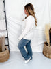 2 Piece Set With Long Sleeve Top & Cardigan (8 Colors)