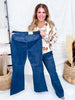 Judy Blue High Waist Flare Jeans With Patch Pockets