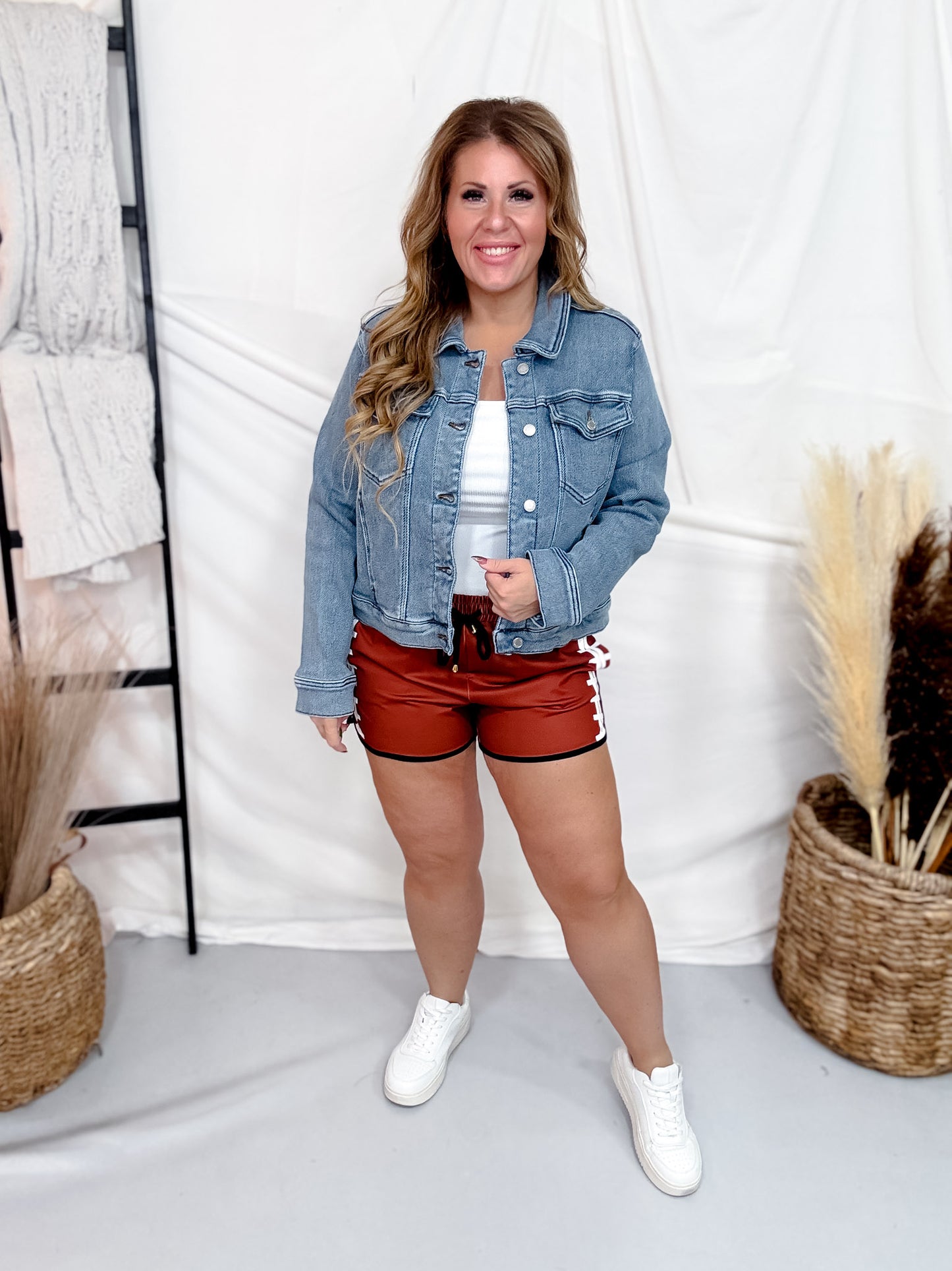 Judy Blue Classic Button Down Denim Trucker Jacket