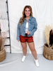 Judy Blue Classic Button Down Denim Trucker Jacket