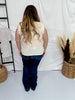 Cable Knit Fringed Sleeveless Sweater