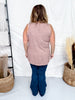 Hacci Striped Cardigan & Tank Top Set (5 Colors)