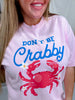 Don't Be Crabby Pink Short Sleeve Graphic Tee