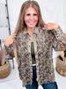 Western Inspired Camo Print Button Front Blouse