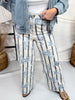 Floral Printed Twill Pants