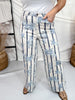 Floral Printed Twill Pants