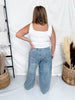 Vintage Patchwork Barrel Leg Jeans