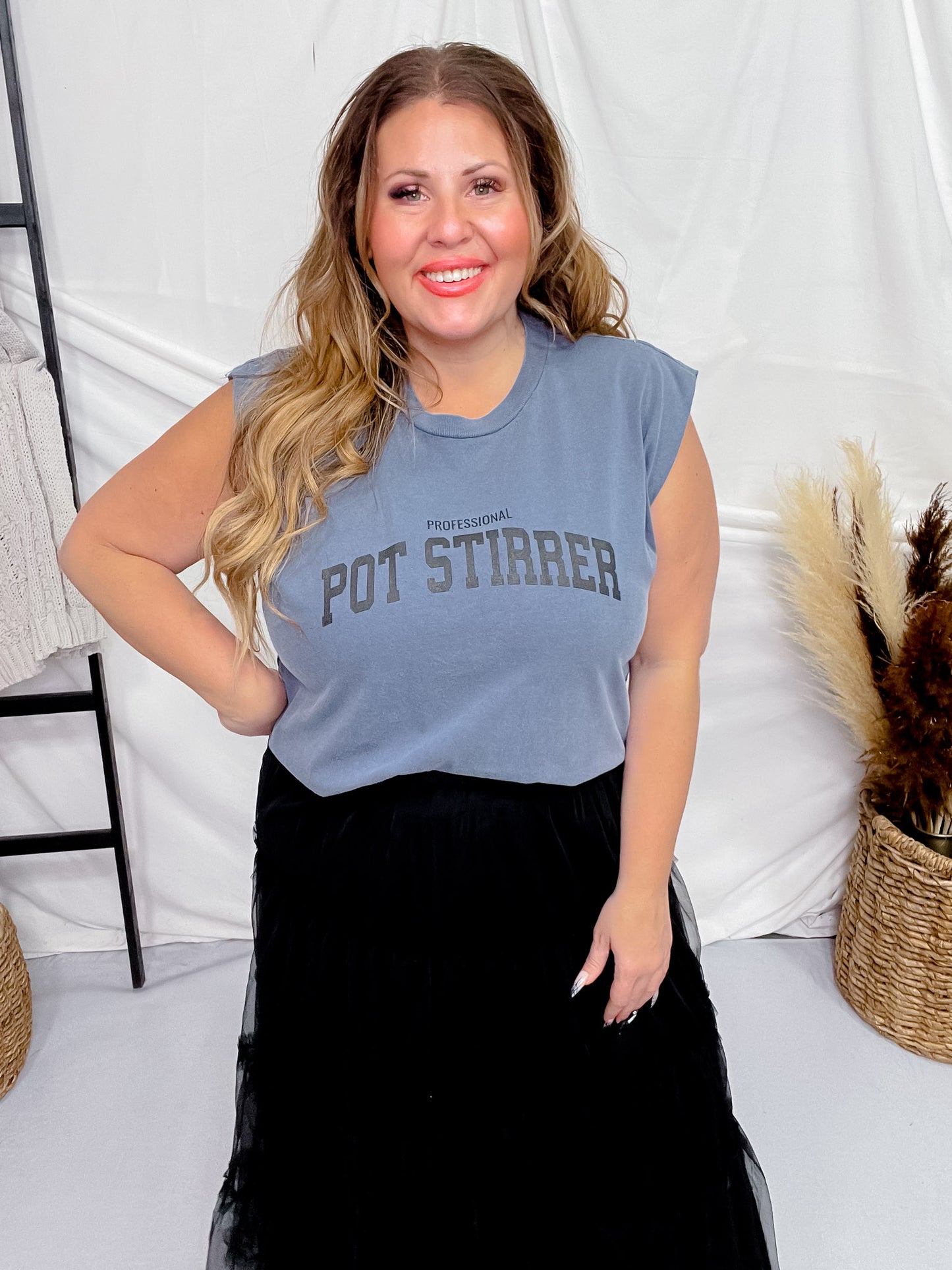 Professional Pot Stirrer Graphic Muscle Tee