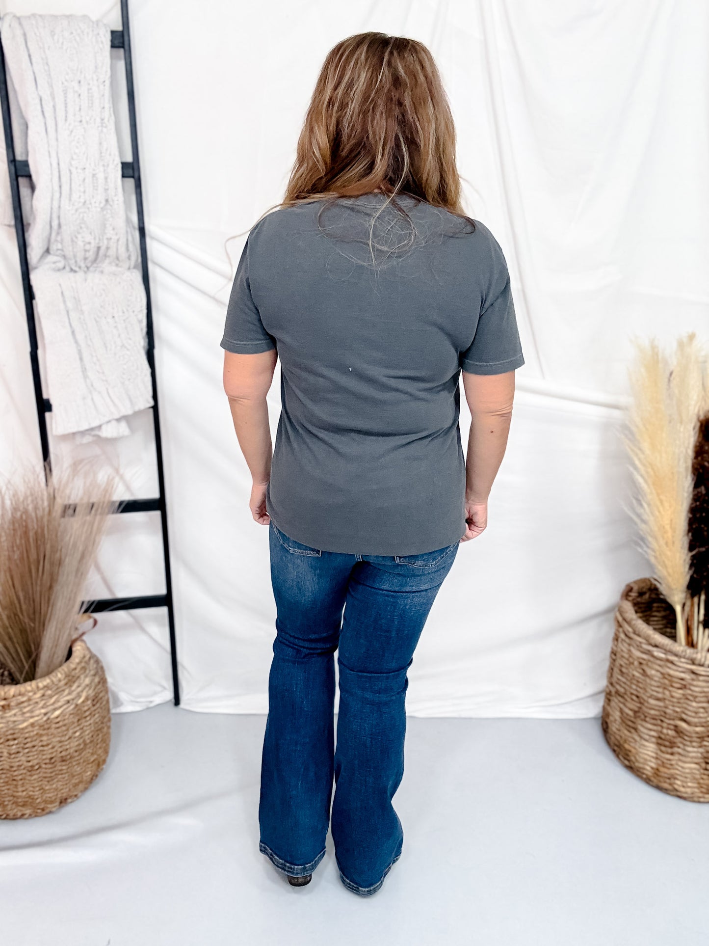 Just One More Chapter Gray Graphic Tee