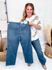 Judy Blue High-Waist Dome Studded Straight Jeans