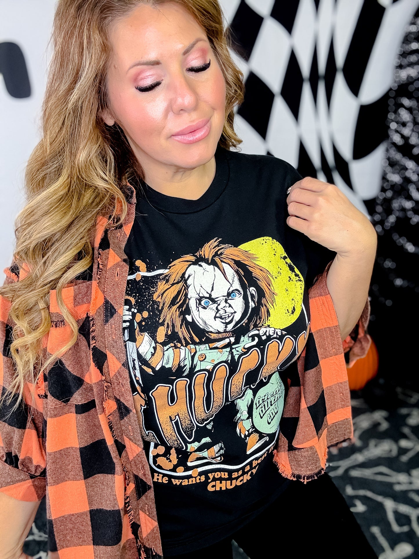 "Friends Til The End" Chucky Licensed Graphic Tee