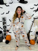 Spooky Pumpkin Halloween Pajama Set