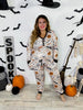 Spooky Pumpkin Halloween Pajama Set