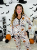 Spooky Pumpkin Halloween Pajama Set