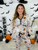 Spooky Pumpkin Halloween Pajama Set