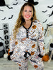 Spooky Pumpkin Halloween Pajama Set