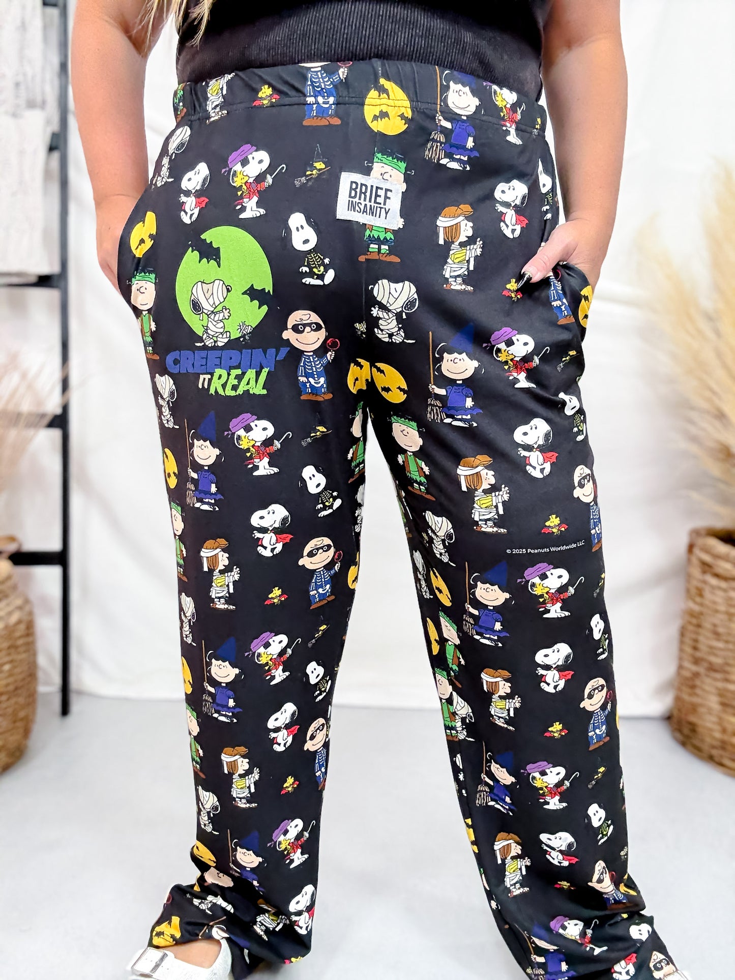 Snoopy Creepin' It Real Halloween Licensed Lounge Pants
