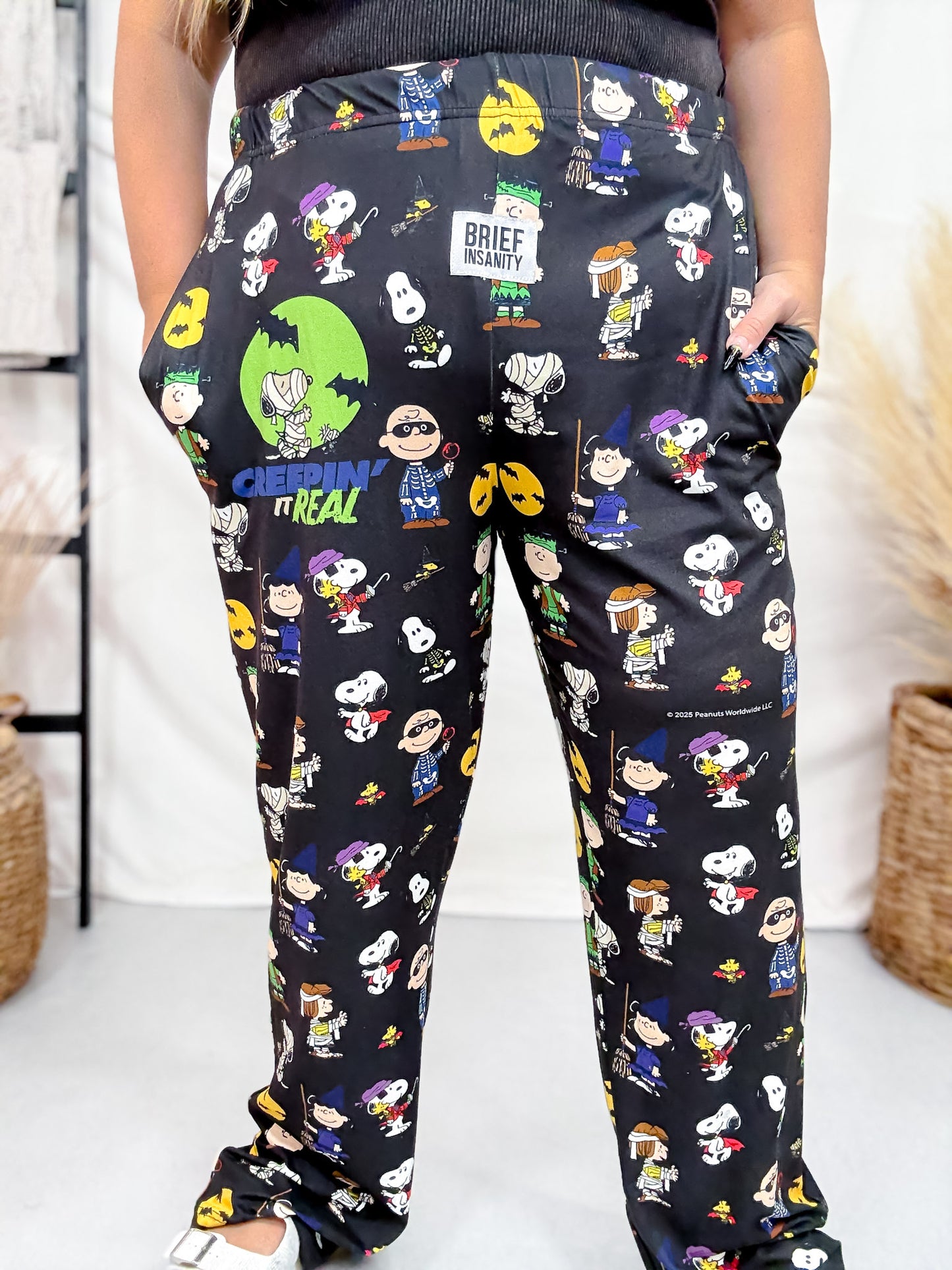 Snoopy Creepin' It Real Halloween Licensed Lounge Pants