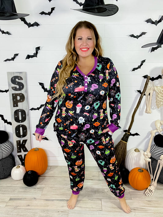 Spooky Night Halloween Pajama Set