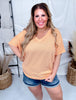 Solid Ribbed Dolman Sleeve V-Neck Tops (7 Colors)