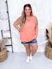 Button Front Solid Terry Tank Tops (8 Colors)