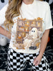 Ghost Library Ivory Short Sleeve Graphic Tee