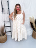 Strawberry Print Sundress W/ Self Tie Shoulder Straps