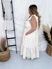 Strawberry Print Sundress W/ Self Tie Shoulder Straps