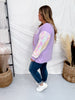Long Sleeve Sequin Sleeve Glitter Skeleton Print Top