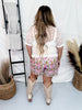 "Kickin' It" Colorful Cowgirl Boot Shorts