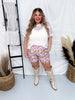 "Kickin' It" Colorful Cowgirl Boot Shorts